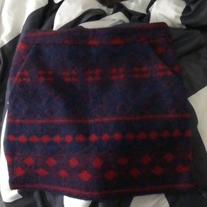 NWT Forever 21 Wool Blend Miniskirt With Pockets